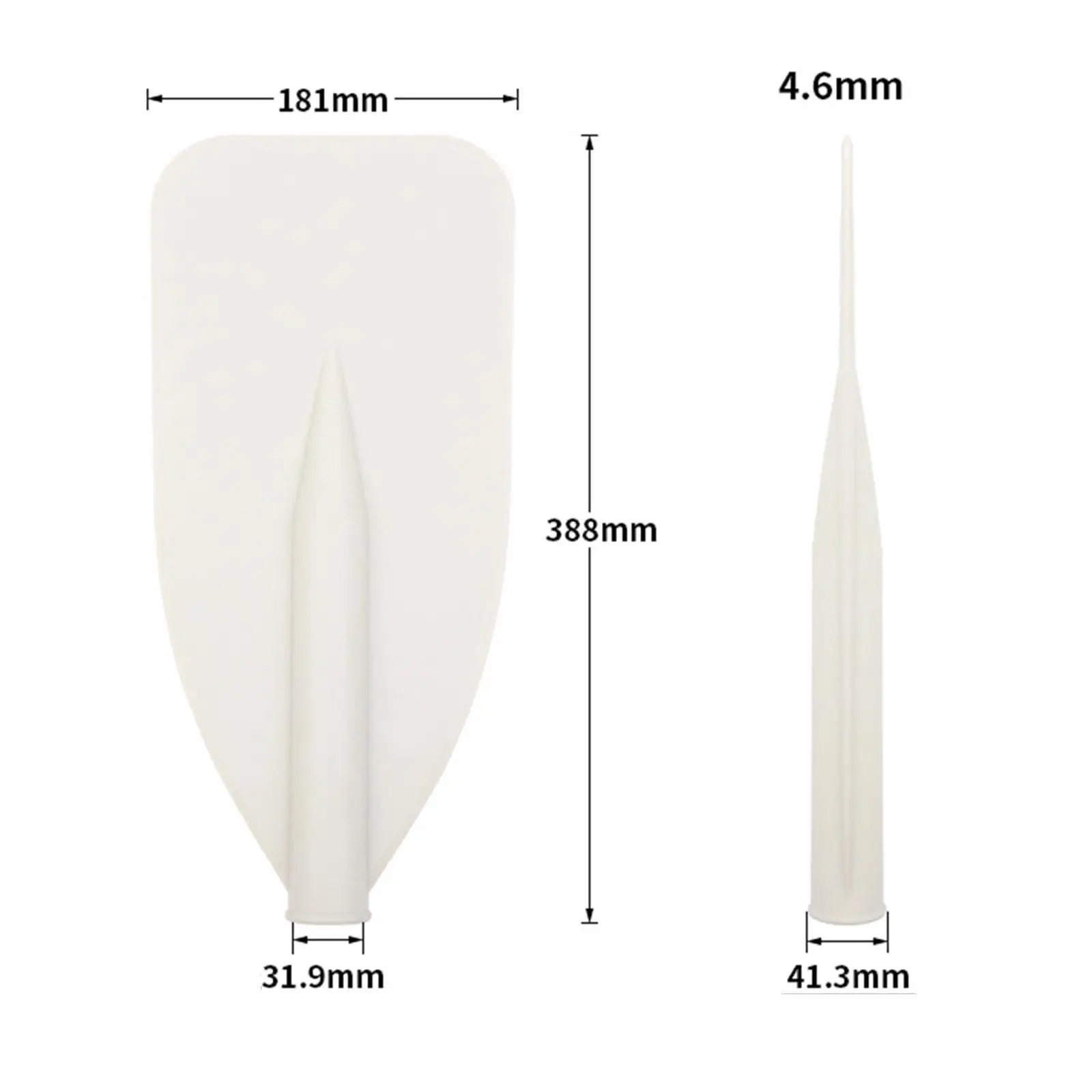 شفرة بديلة لمجداف الكاياك لتوفير المساحة، ملحقات أنيقة وخفيفة الوزن لقارب الصيد والتجديف والتجديف والتجديف والتجديف بالكاياك #6