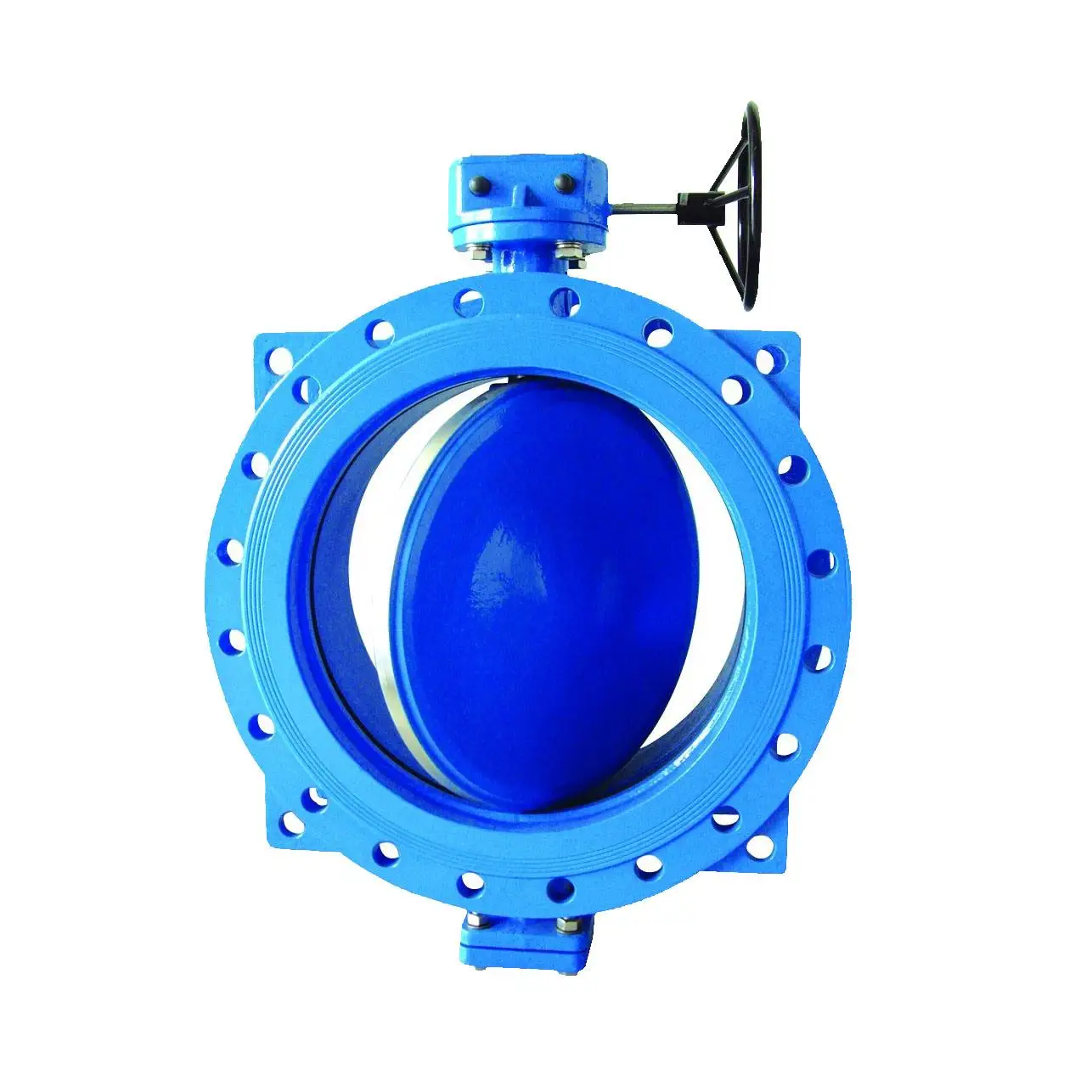 Wholesale Double Flanged Eccentric Butterfly Valve From China For Water Gas Oil Media Hydraulic Power General Application