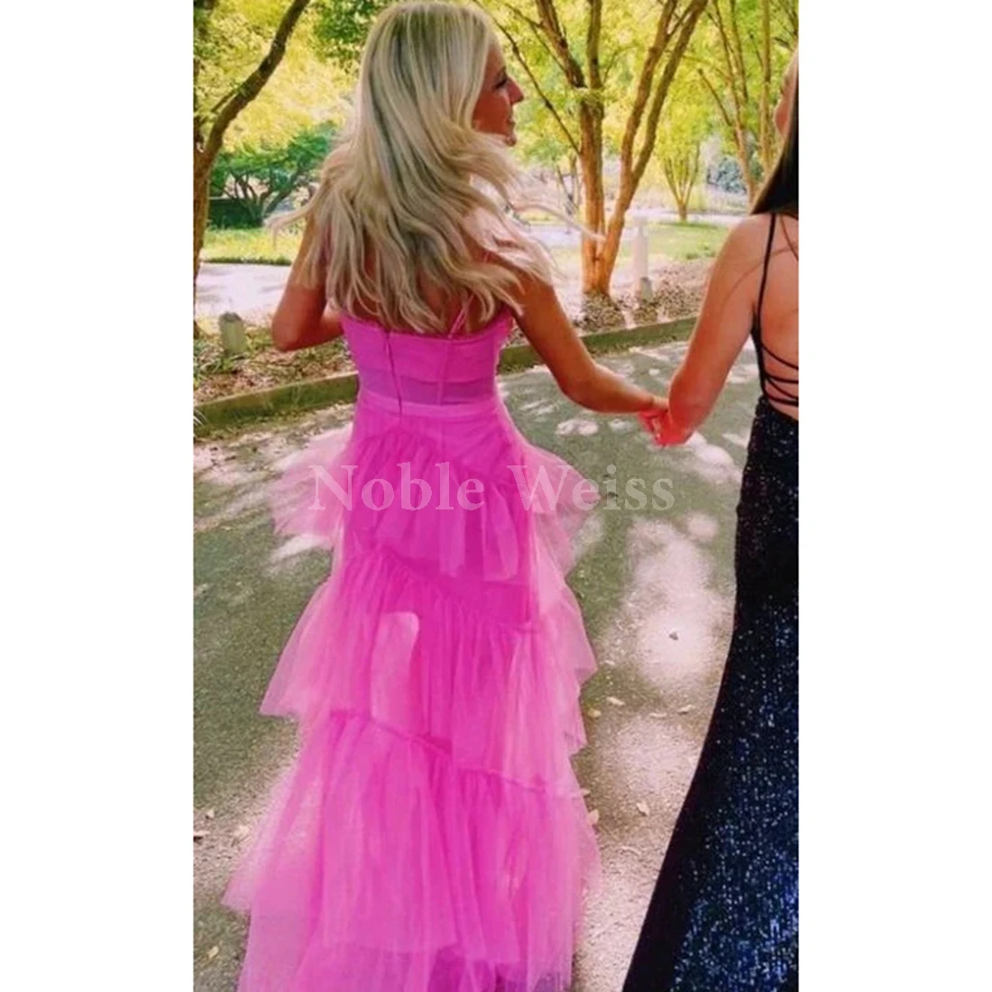 فساتين حفلة موسيقية أنيقة من التول على شكل حرف A للنساء للمناسبات الخاصة، فستان حفلات متدرج مخصص