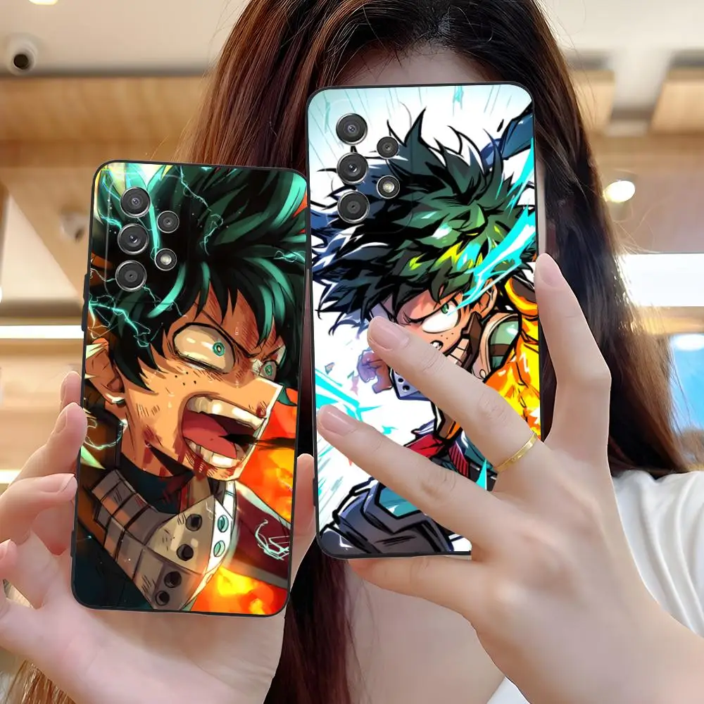 

My Hero Academia Izuku Deku Phone Case for Samsung Galaxy M55 54 42 35 34 33 32 23 22 15 14 13 12 F55 5G Colour Protective Cover