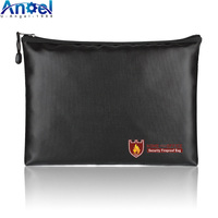 Portable Fireproof & Waterproof Document Envelope File Folder Cash Pouch Fireproof Money Bag Lipo Safe Bag S/M/L