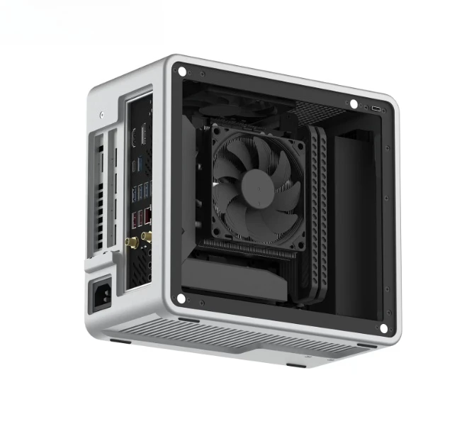 Sparrow MQ5 Mini ITX Case 5.5L, All Aluminum A4 Desktop Chassis for Small Form Factor PC