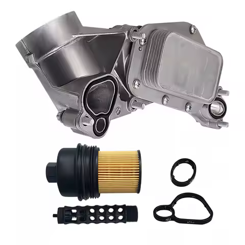 Engine Oil Cooler W/ Oil Filter Assembly For GMC Chevy Cruze Sonic 1.8L 93186324, 12992593, 25199751