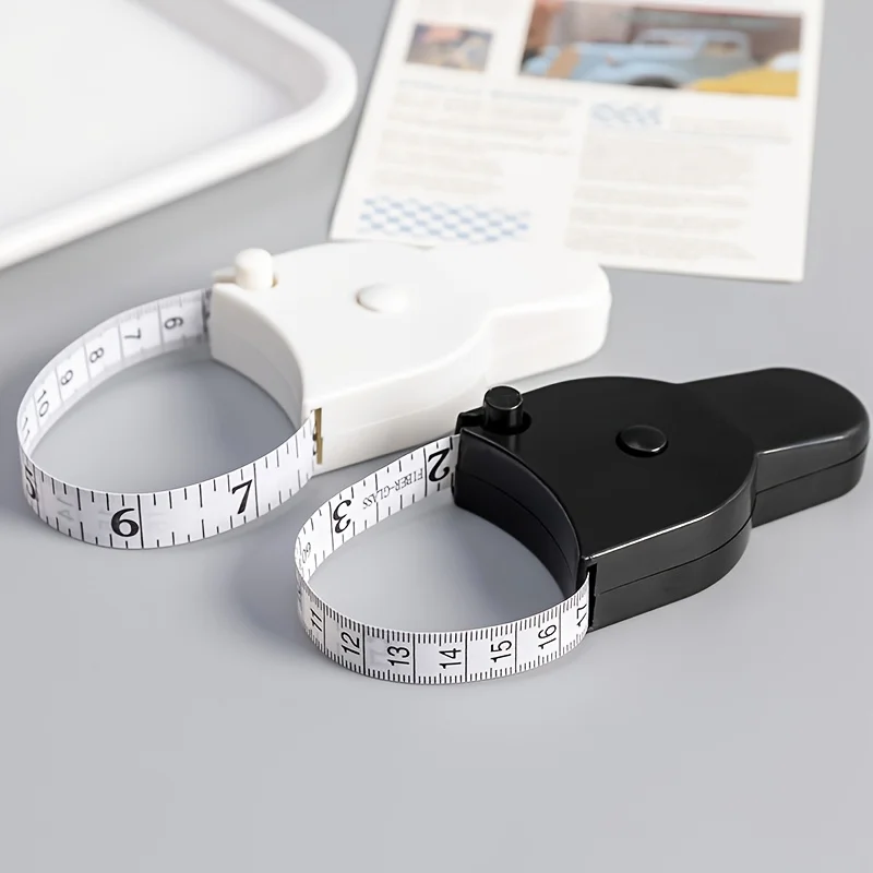 Self-Locking Body Measuring Tape Automatic Retractable Soft Tape Measure Ergonomic Handheld Design for Body Waist HipChestSewing