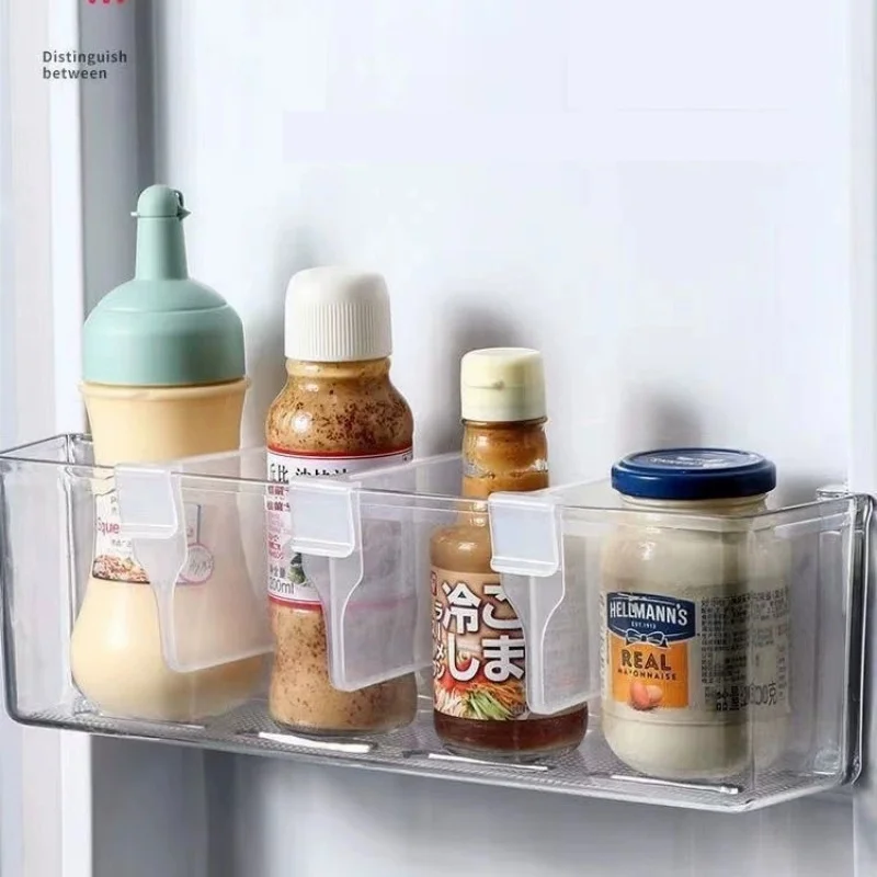 2026 Refrigerator Organizer Dividers 5/10PC Sturdy Clear Adjustable Fridge Storage Kitchen Cabinets Space Saving Compartments image 3