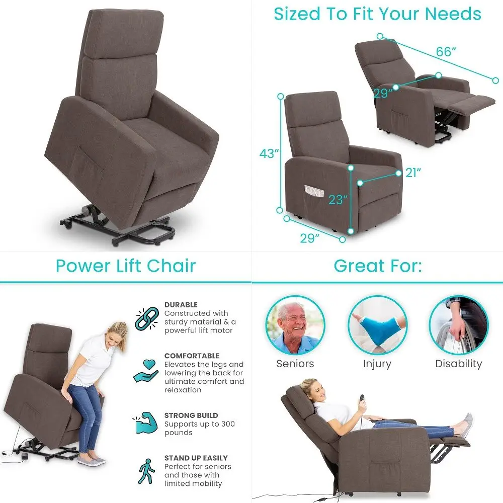 

Mobility Portable Wheelchair for Adults Lightweight, Foldable, Collapsible amp Compact 18 Wide Seat, Weighs 39lbs, 300 lb Capac