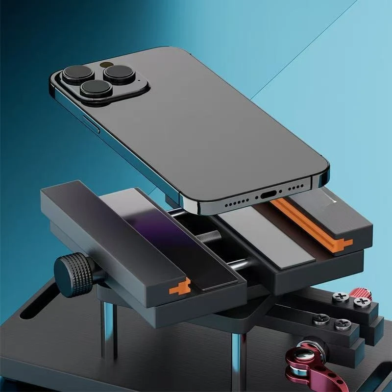 

360 ° rotating fixture, multi-functional rotating fixture, glass back cover fixture