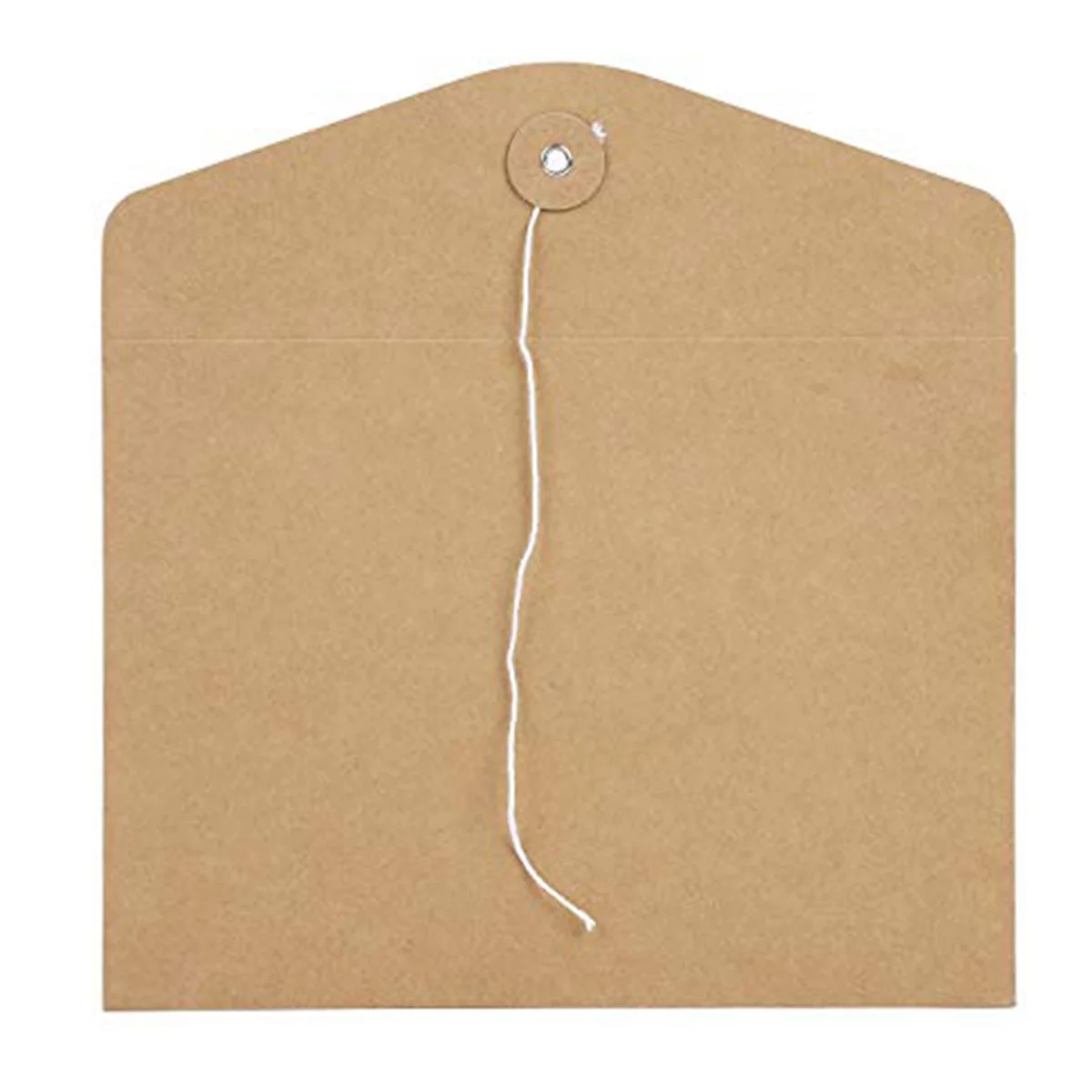 Y02A10Pcs Kraft String Envelope File Folders A5 Letter Size Document Organizer for Office School Brown