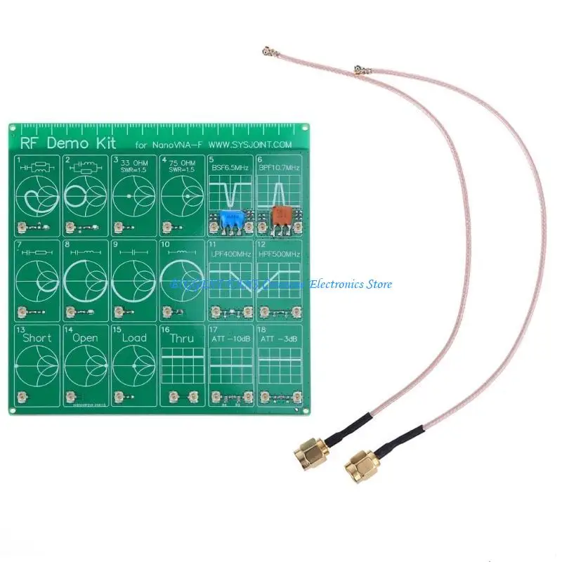 RF for NanoVNA VNA RF Test Board Vector Test Filter Attenuator Analyzers Electrical Instruments