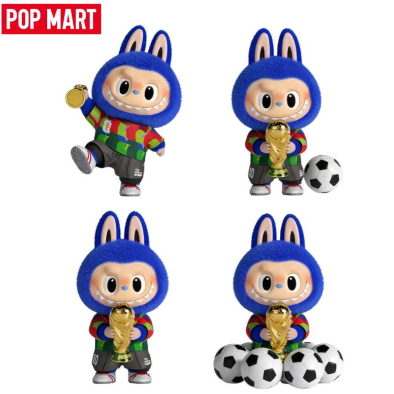 

Новая коллекционная фигурка POP MART The Monsters x FIFA, виниловая кукла 38 см, серия Чемпионата мира, загадочная коробка Labubu, аниме-фигурка, игрушка, подарок на день рождения