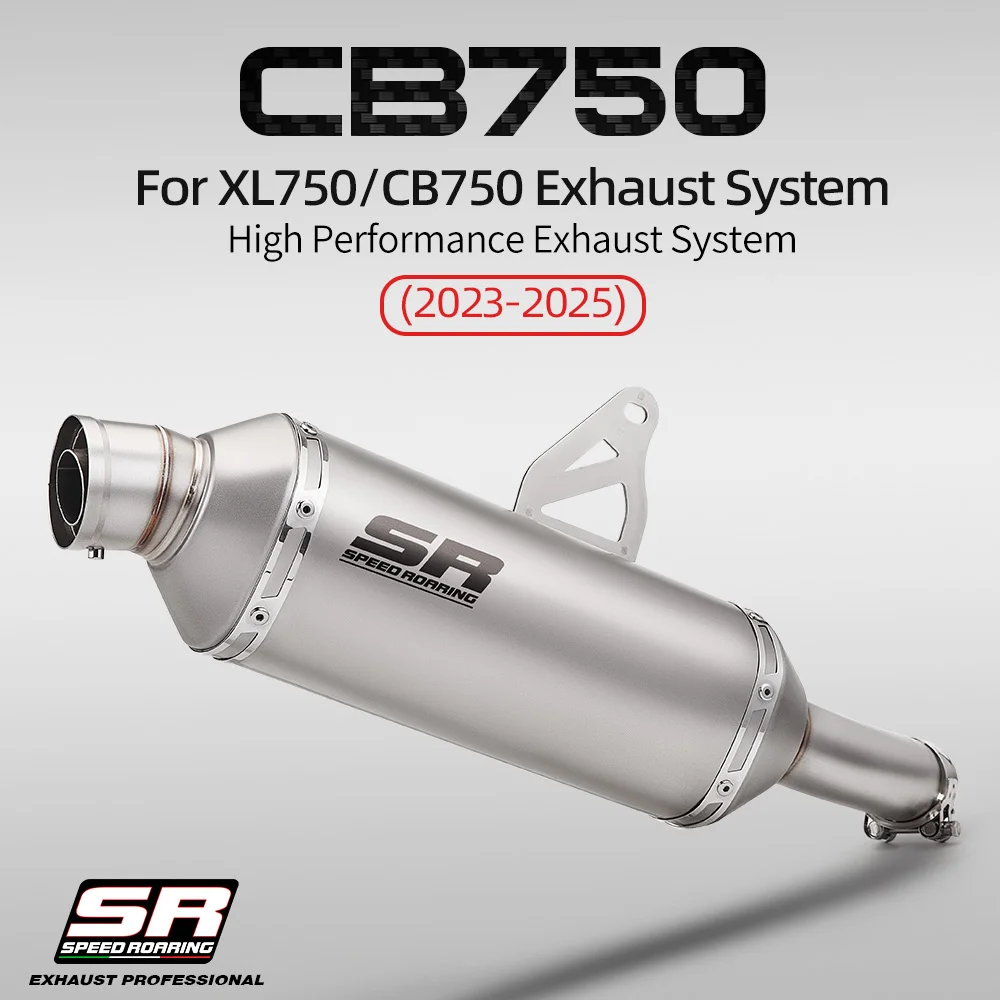 

Slip on Tube For XL750 Transalp 750 CB750 Hornet Motorcycle Exhaust Middle Link Pipe 51MM Escape Racing Kit Modify