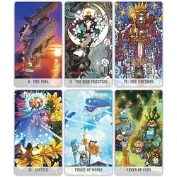 Love and Courage Quest Tarot 10.3*6cm (Pocket Edition),78 Tarot Deck The Little Princess' Fantasy Journey Tarot Cards