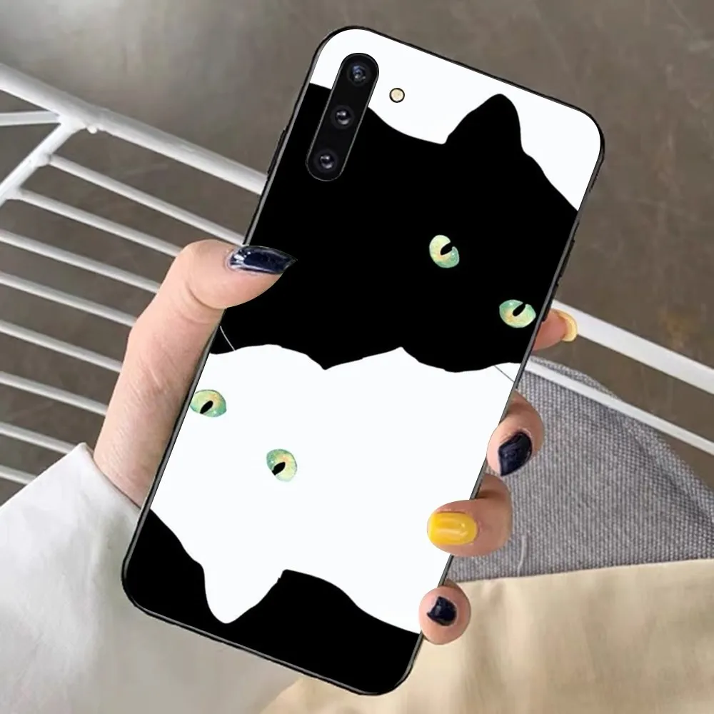 Coque de téléphone dessin animé chat peinture, coque pour Redmi Note 4X5 A 6 7 8 Pro T 9 Pro 9S 10 Pro 11 Pro 11S 11Epro PocoM3pro