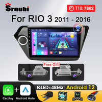 Srnubi 2 Din Android 12 Carplay Car Radio for Kia RIO 3 RIO3 2011 - 2016 Multimedia Video Player Navigation GPS Stereo Head Unit