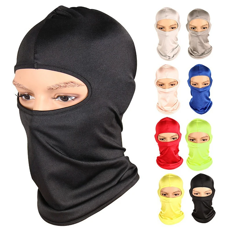 Skiing Cycling Motorcycle Face Cover Full Face Mask Scarf Balaclava Sunscreen Breathable Neck Head Warmer Liner Face Mask