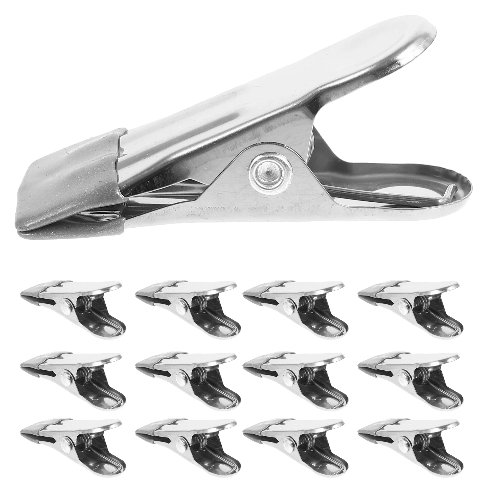 24Pcs Metal Windproof Pool Cover Clamps for Ground Pools and Clothes Fixing Smooth Surface Windproof Clip Pool Cover Clip
