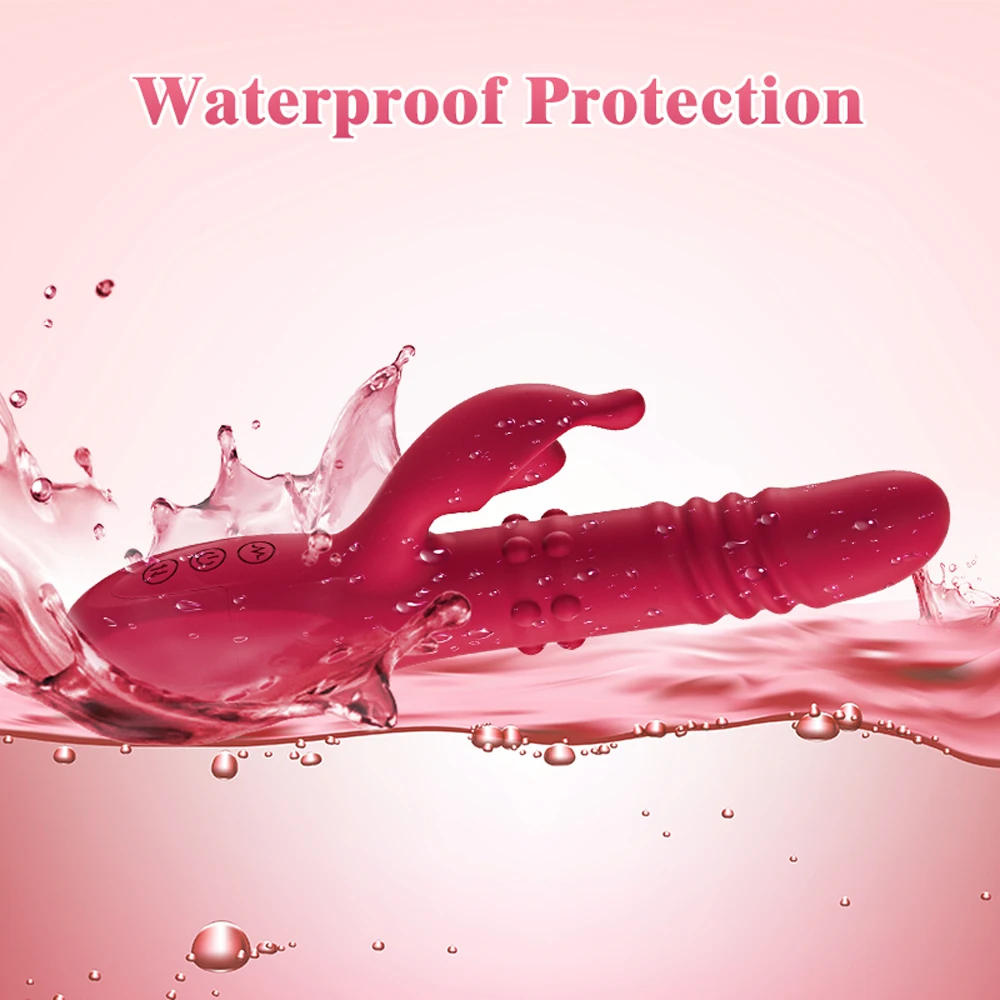 هزاز أرنب تلسكوبي للنساء ، تدليك قوي على شكل G Spot ، محفز البظر المهبلي ، ألعاب مثيرة للإناث والبالغين