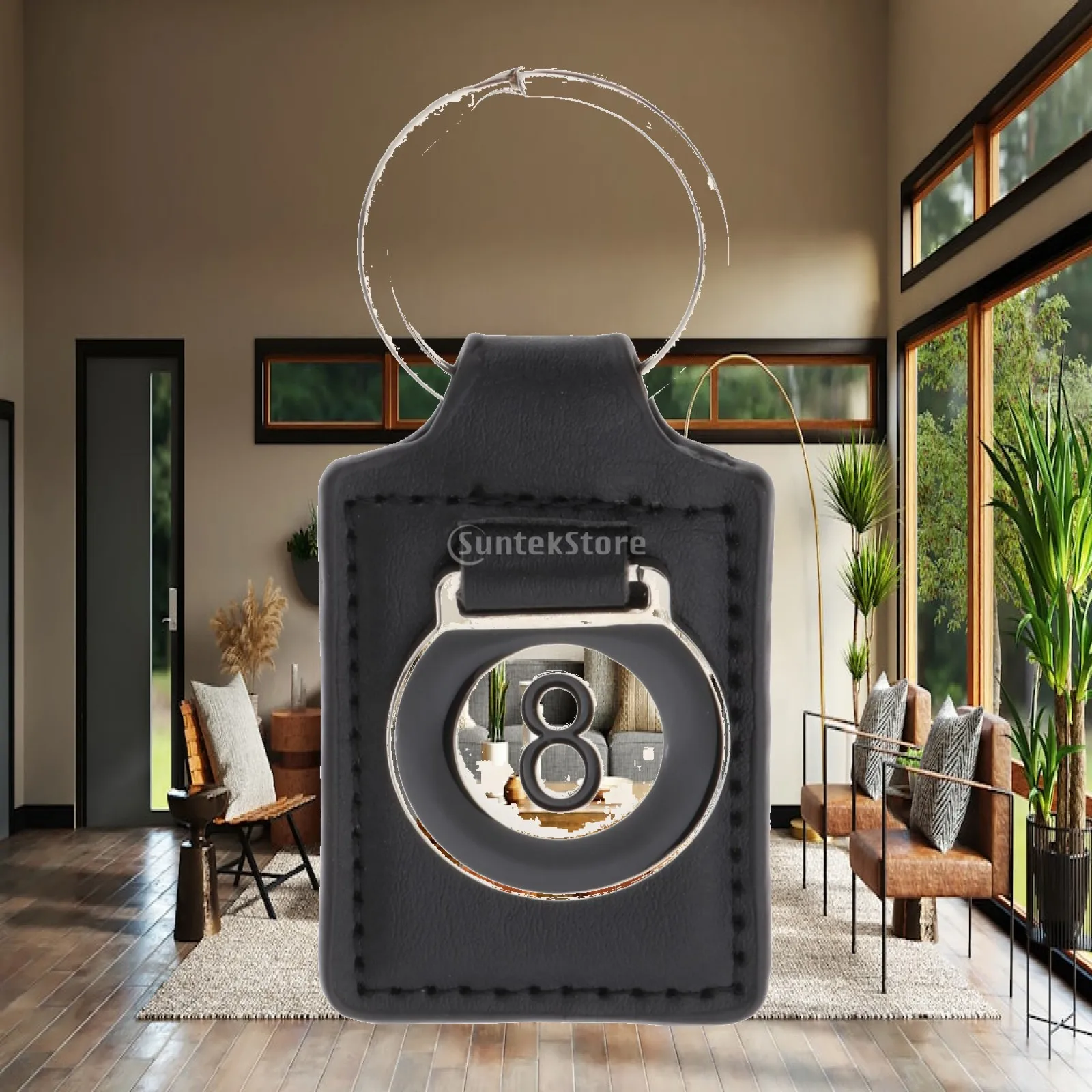 Unique Billiard Pool Keychain for Men Women Car Keys Holder with Smooth Surface Compact Size Design