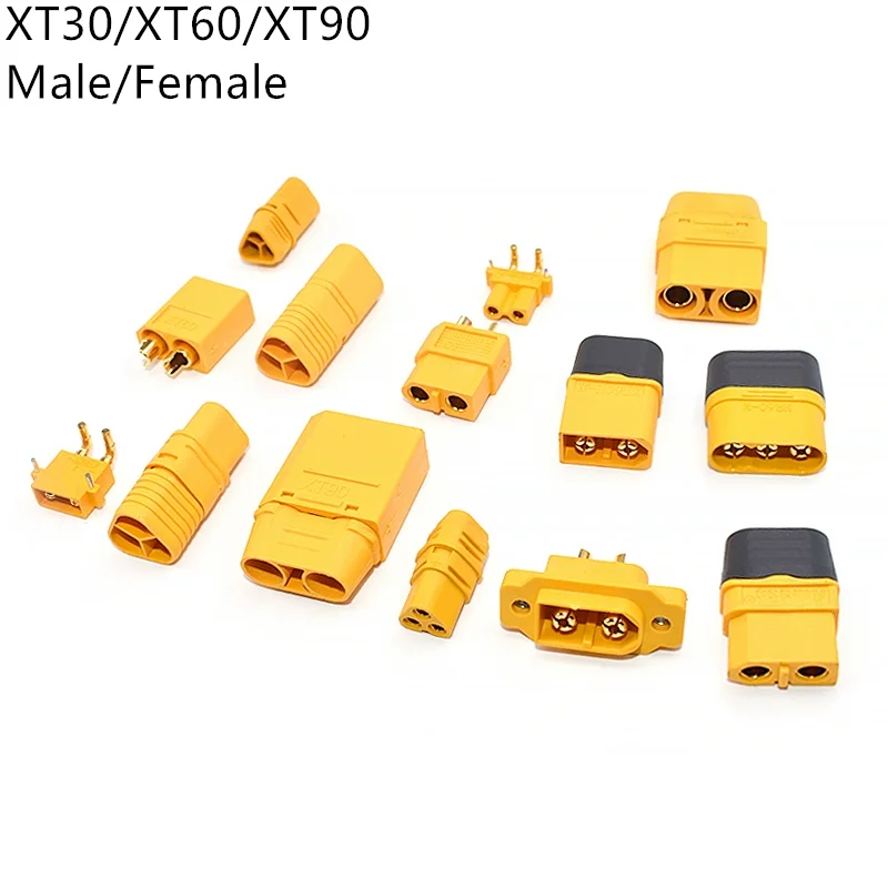 

XT60H-F Aircraft Model Xt90S Connectors Xt30u High Current Male Female Docking M Lithium Battery Charging Plugs XT-90 XT-60 XT30