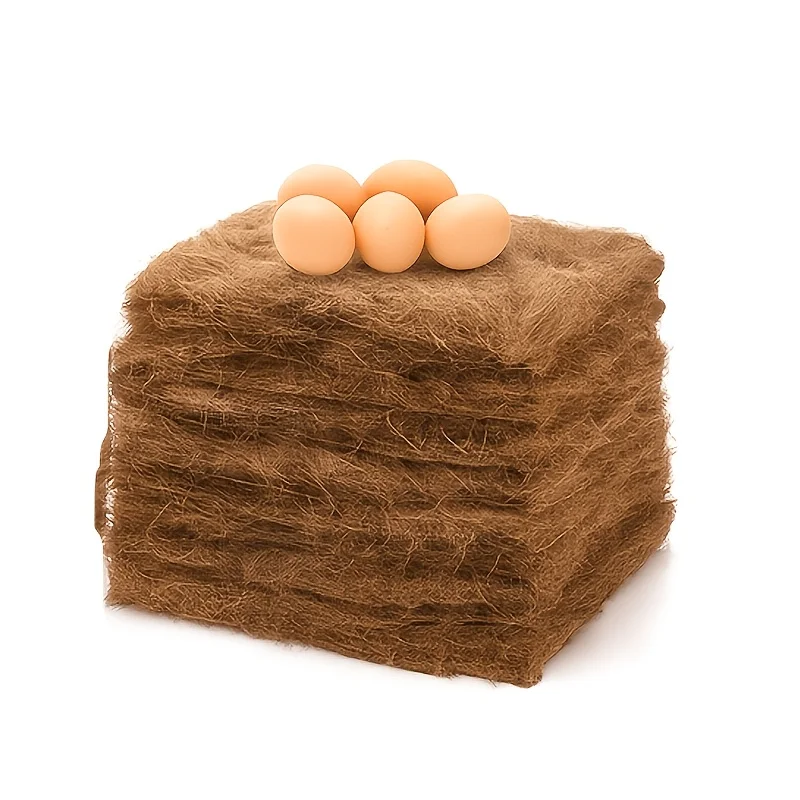 6-teiliges Hühnerstallmatten-Set - Kunstrasenmatte, waschbar und langlebig, geeignet für den Innen- und Außenbereich, perfekt für Hühner und Haustiere, natürlicher Aussehensbild, pflegeleicht, kein Strom erforderlich – Detail 2