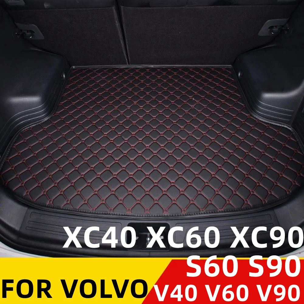 

Car Trunk Mat For Volvo XC60 XC90 XC40 S60 S90 V40 V60 V90 S80 Waterproof Rear Cargo Cover Carpet Pad Tail AUTO Parts Boot Liner