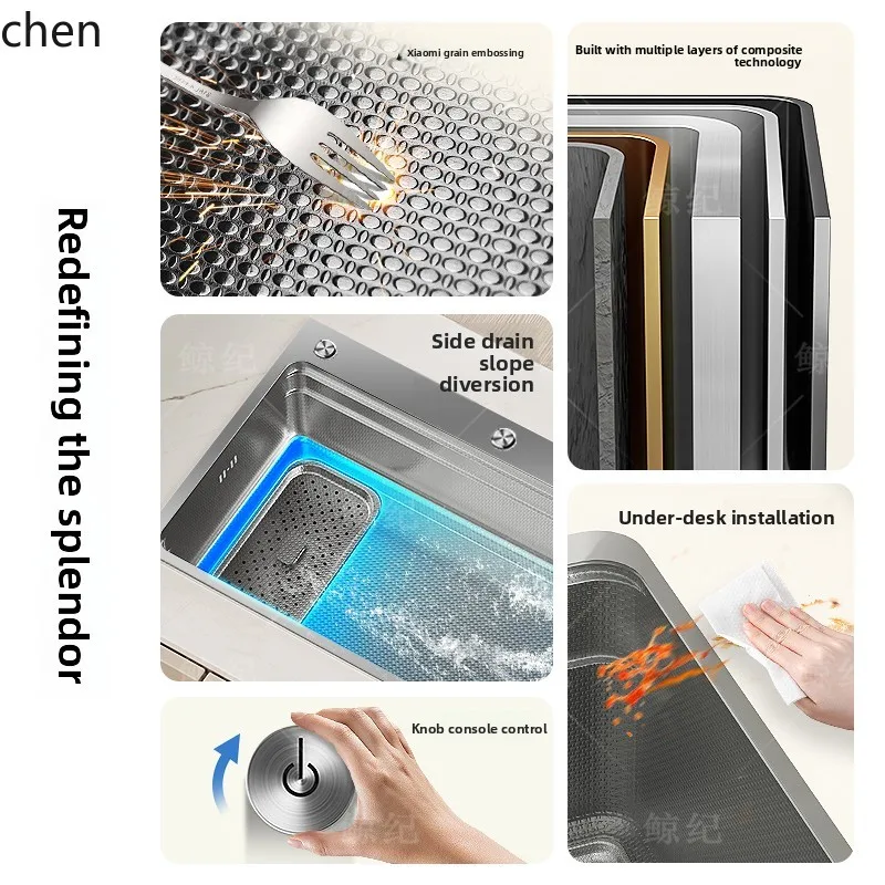 Kitchen Sink Stainless Steel Thickened Handmade Household Vegetable Washing Basin