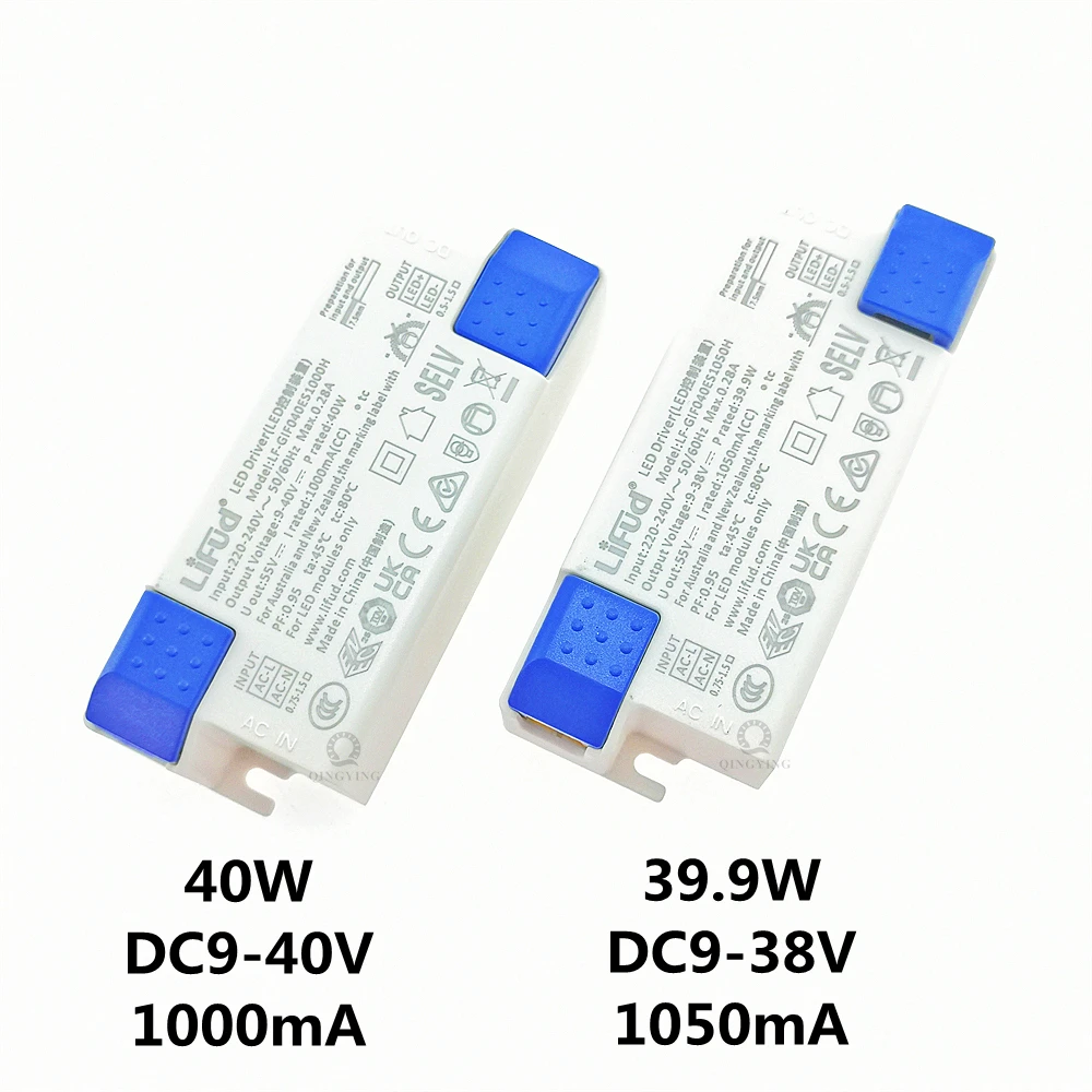 Imagem -06 - Transformador de Iluminação Lifud Driver de Led 220v Dc942v 25w-40w Lf-mercadoria 600ma 700ma 750ma 800ma 850ma 900ma 900ma 1000ma 1050ma