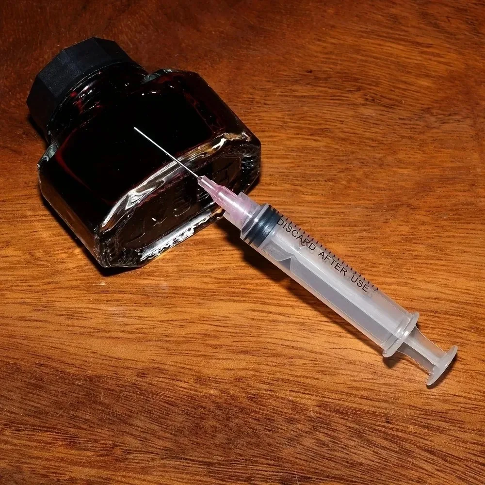 5 Pack 5ML/CC Premium Ink Filling Syringe with Blunt Needle Tip for Fountain Pen