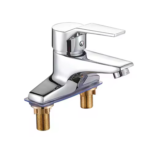 Bathroom Basin Faucet Bath Sink Faucet Hot And Cold Water Mixer Vanity Tap Deck Mounted Zinc Alloy Bathroom Washbasin Taps