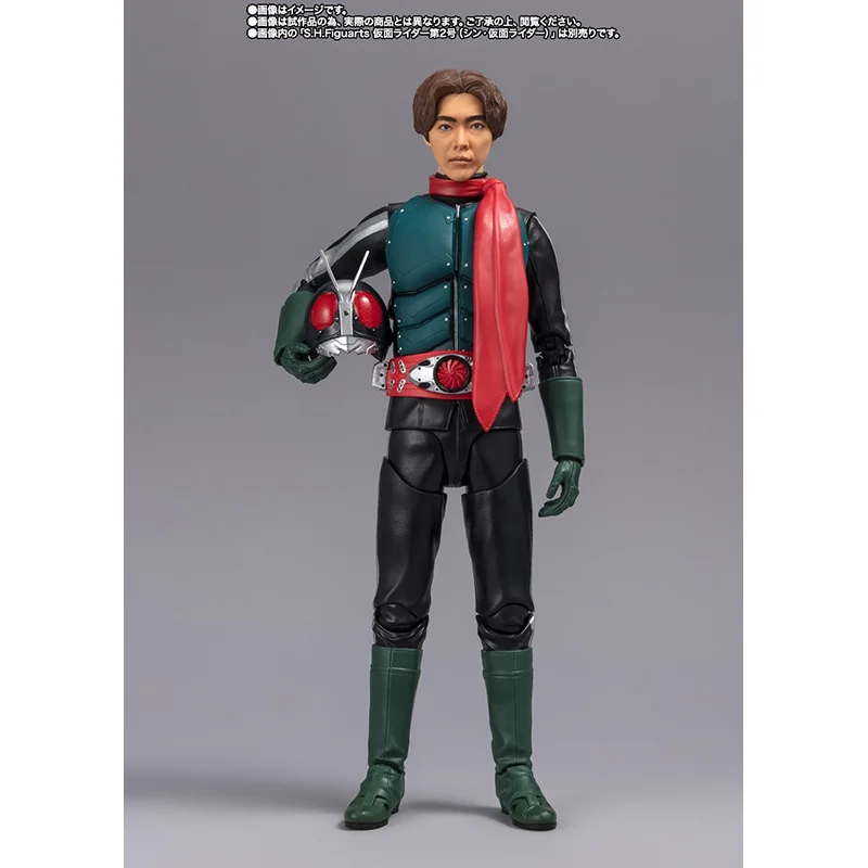 Bandai S.h.figuarts Shf Masked Rider No.2+1 Ichimonji Hayato Shin Masked Rider Anime Original Action Figure Model Toy Collection