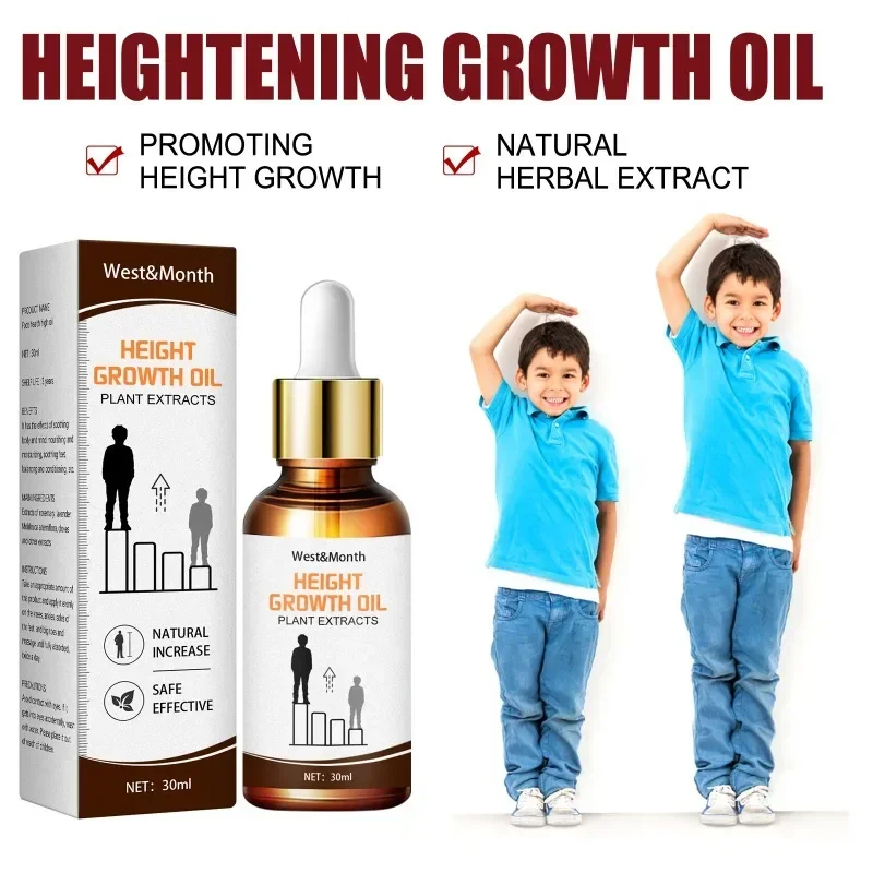 Increase Height Essential Oil Grow Taller Conditioning Oils Soothing Growth Oil Massage Promote Herbal Bone Foot Body