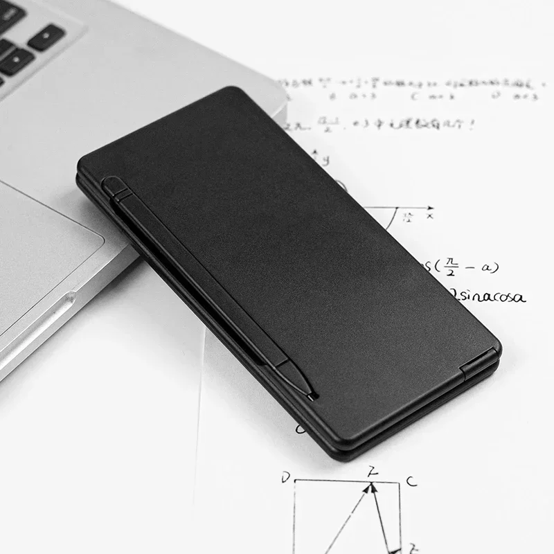 Solar Power Scientific Calculator with LCD Writing Pad Notepad Functions Professional Portable Foldable Calculator for Students