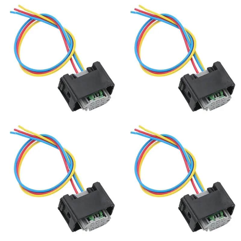 

4X Height Sensor Connector Harness Pigtail 3 Wires Replaces For Land Rover YMQ503220 Accessories-T48C