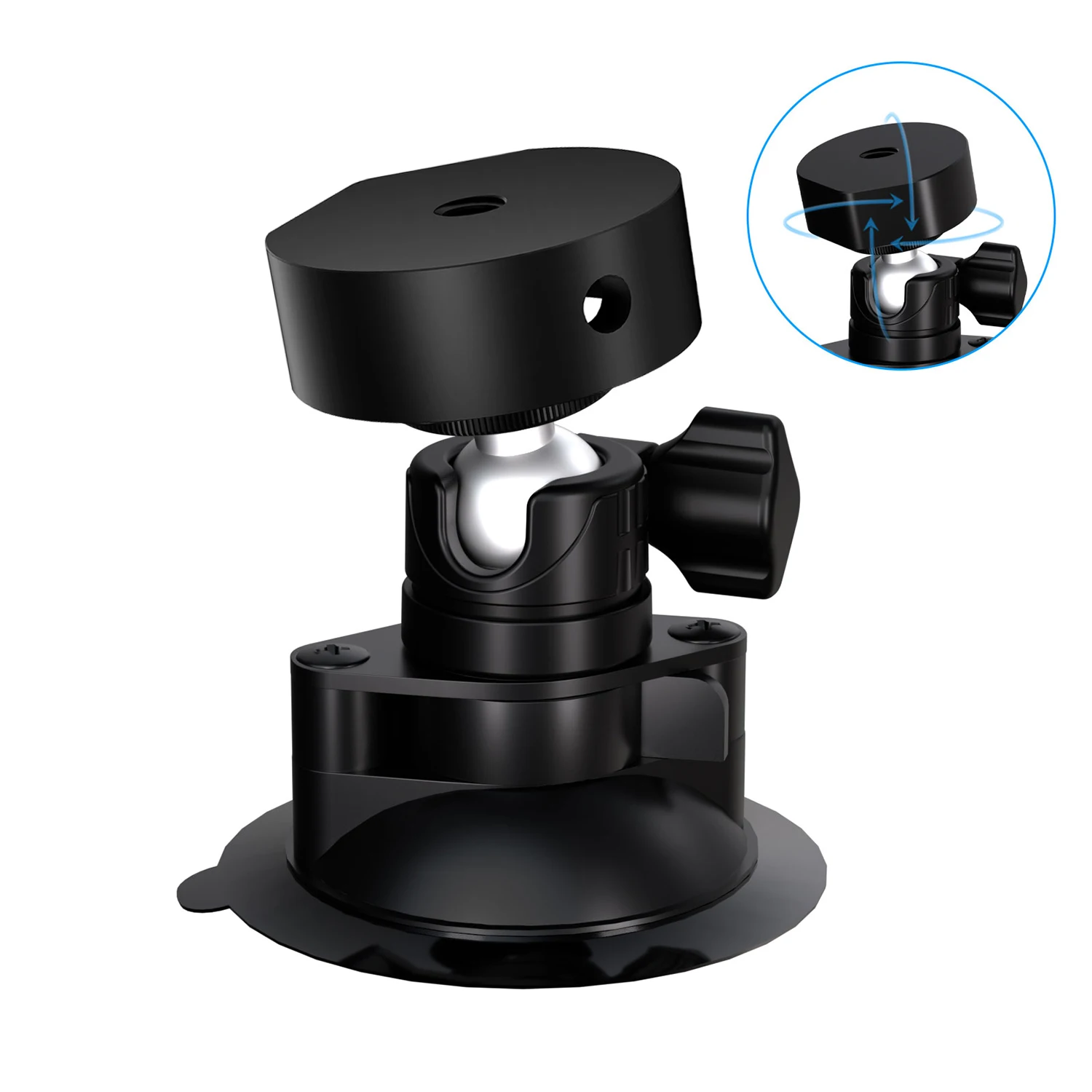 For Starlink Mini Suction Cup Mount Quick Installation Metal Stand-Durable Bracket For Car/RV Boat/Yacht Camper