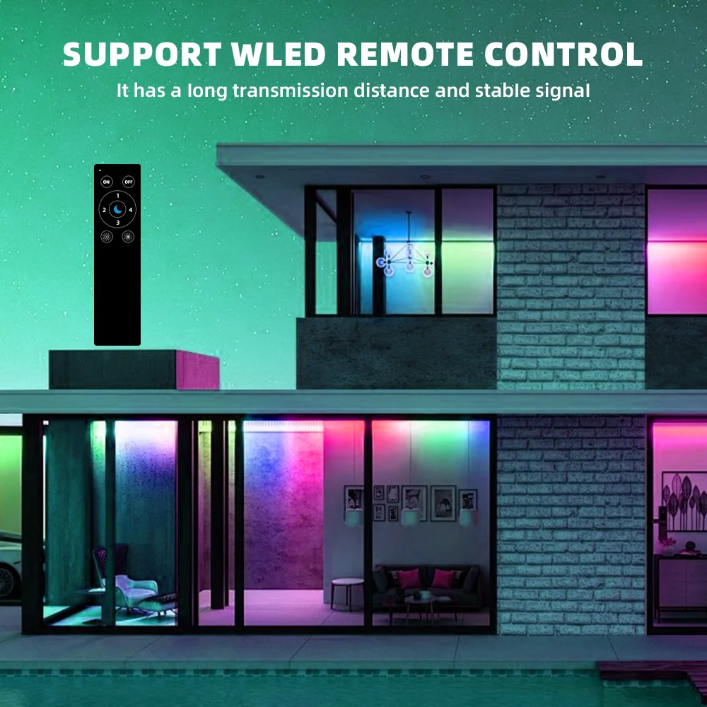 DOMRAEM ESP32 USB-C WLED Digitaler LED-Controller RGB IC DIY APP 16A Sicherung Funktioniert mit HA/MQTT/Alexa WS2811/12/12B/14/05 Sk6812 Streifen – Detail 20