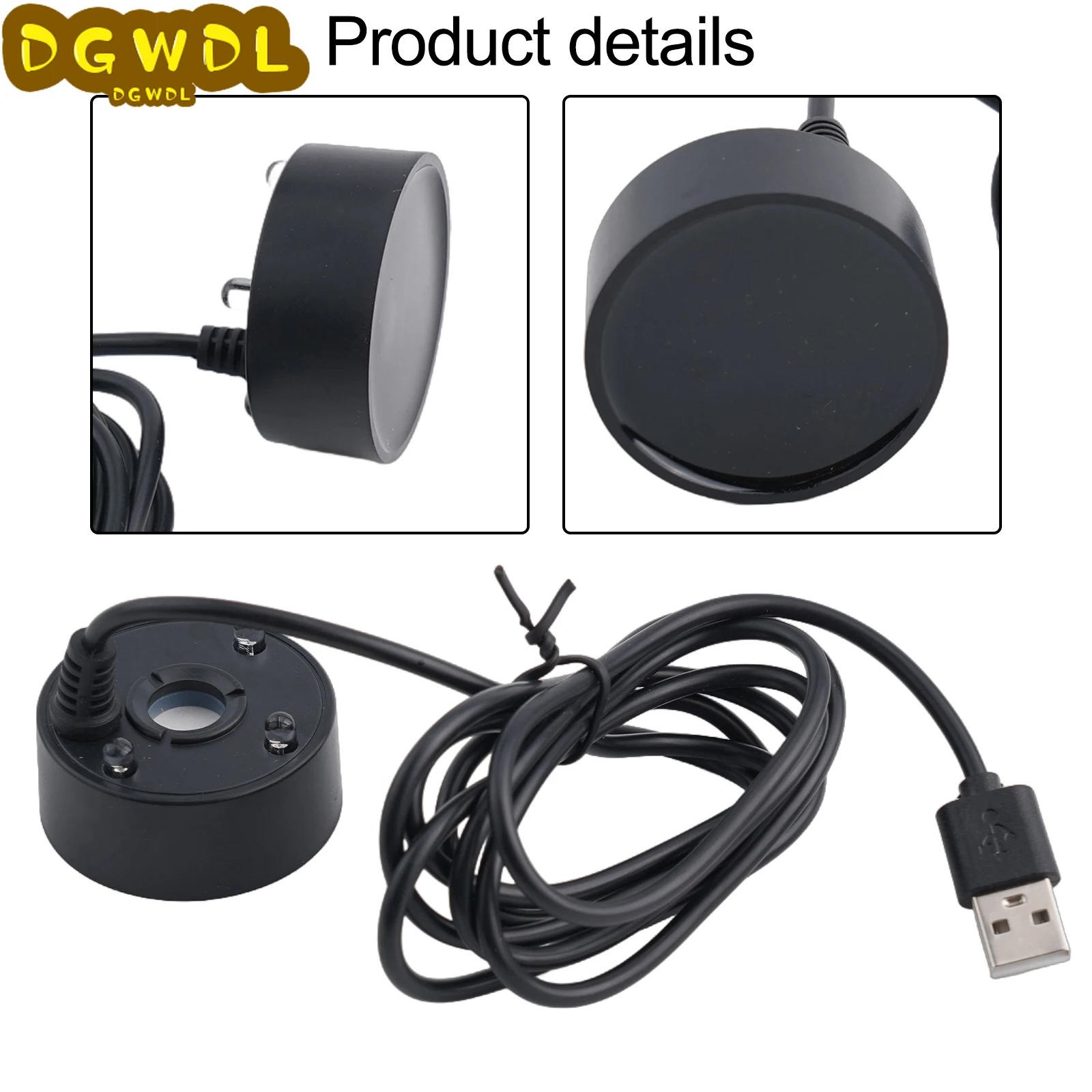 5V USB Mist Maker Fogger With LED Fog Maker Machine LED Colorful Lights Home Decoration Water Cycle Fogger Landscape Spray