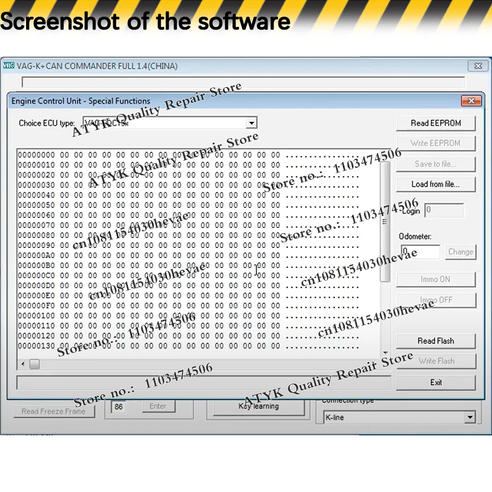 قائد 1.4 لـ VAG K CAN Obd2 برنامج كابل قارئ رمز السيارة التشخيص pour voiture أدوات السيارات برنامج إصلاح السيارات VCI #6