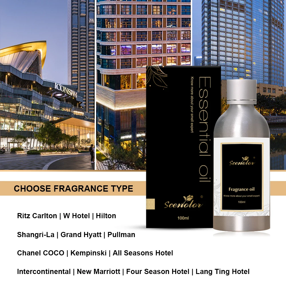 Scenolor 100Ml Macau Galaxy Hotel Geur Etherische Oliën Oase Voor Diffuser Thuis Kantoorkamer Aromatherapie Auto Luchtverfrissers