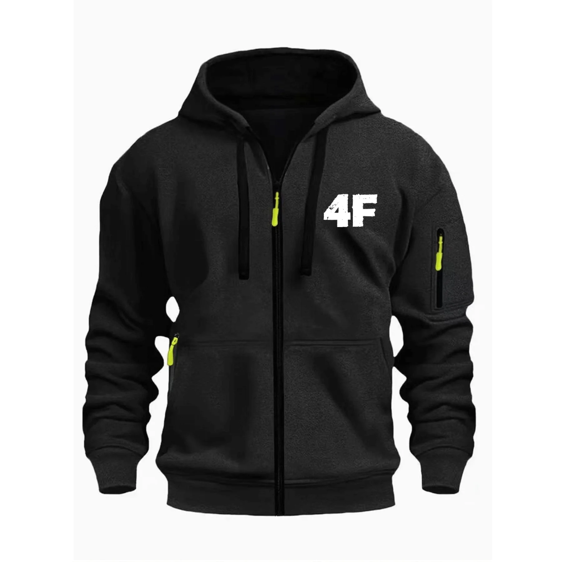 Unisex Double Hooded Fleece Sweatshirt with Balaclava Half Zip Warm Outfit Hoodie for Women And Men Fall Winter Clothing Masked