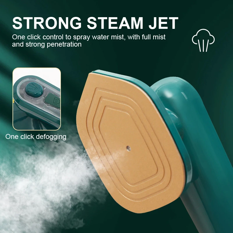 Складная проводная мини-гладильная машина с подогревом, портативный бытовой маленький паровой утюг для одежды, общежития, бытовая техника