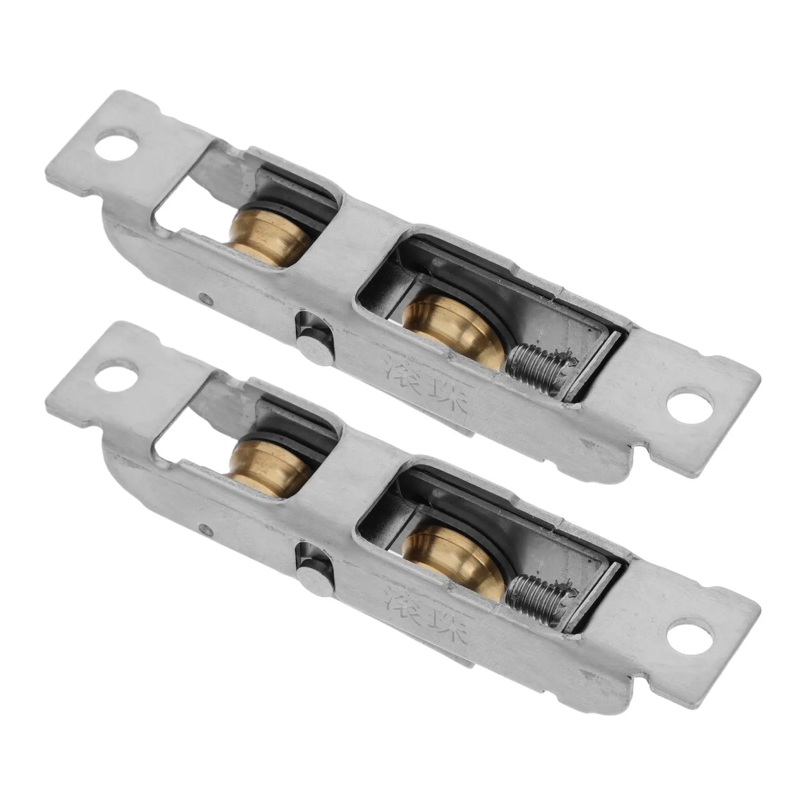2Pcs Sliding Window Roller Metal Wheels Universal Track Roller for Sliding Doors Push Pull Door Wheel Pulley Assembly