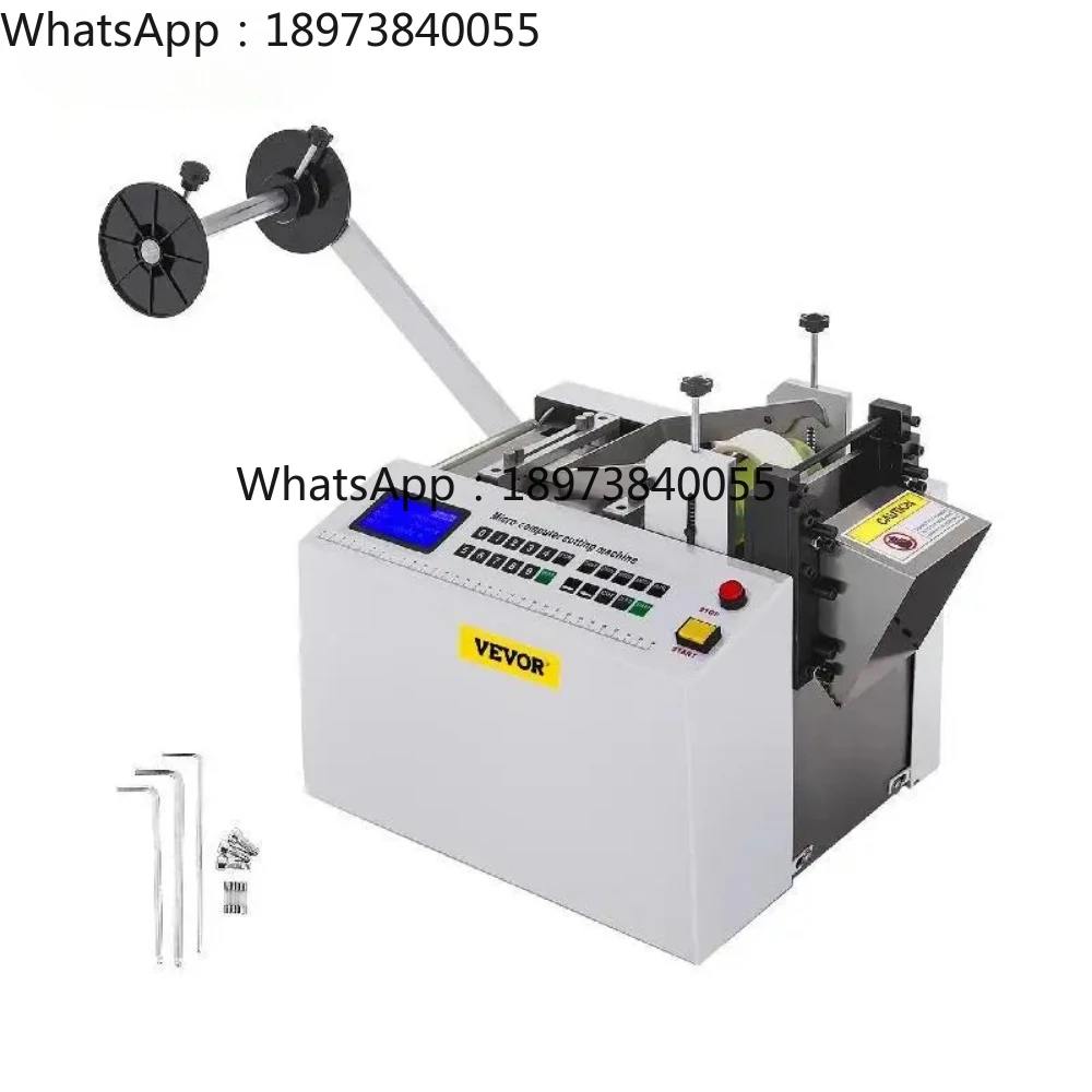 

-YS-100350W microcomputer controlled cable tube die cutting machine PVC tape cold cutting-