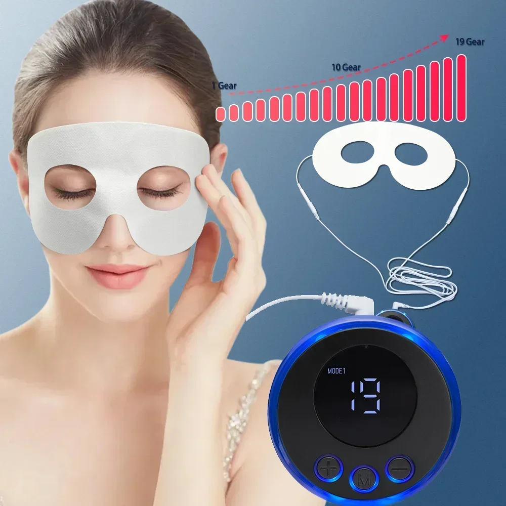 

Crescent Shaped Facial Massager Massage Patch Material Can Clean Multiple Parts and Can Be Used with Therapeutic Electrode Pads