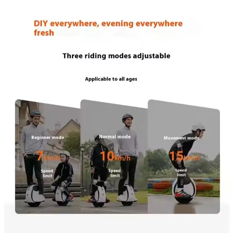 Suitable for Inmotion Small Round E20-Lite Electric Balance Scooter Self-balancing Smart Unicycle with 14-inch Tires view 3