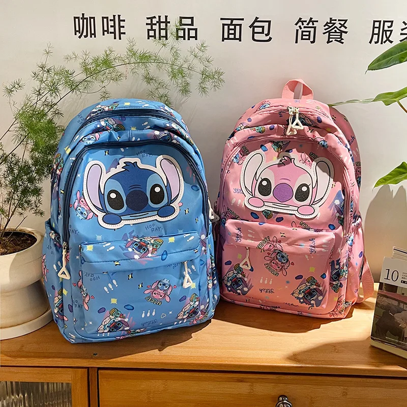

mickey Boys Girls Shoulder Bag Handbag Disney New Fashion Cartoon Kindergarten Schoolbag Cute children Stitch Backpack