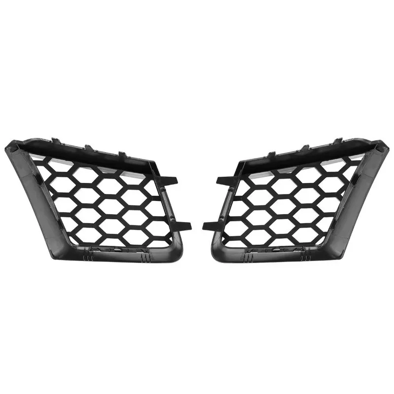 

Poer Hot 2pcs Matte Black Car Front Bumper Upper Grille Replacement Seat Ibiza Type 6L 2002-2009 Cordoba 6L 2002-2009