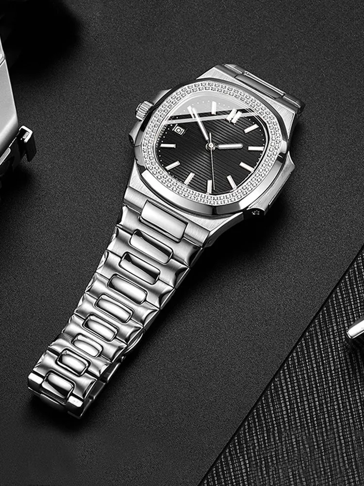 Suitable for Patek Philippe Stainless Steel Watch with Nautilus Series 5711/5726/1A010 Men's Bracelet 25mm