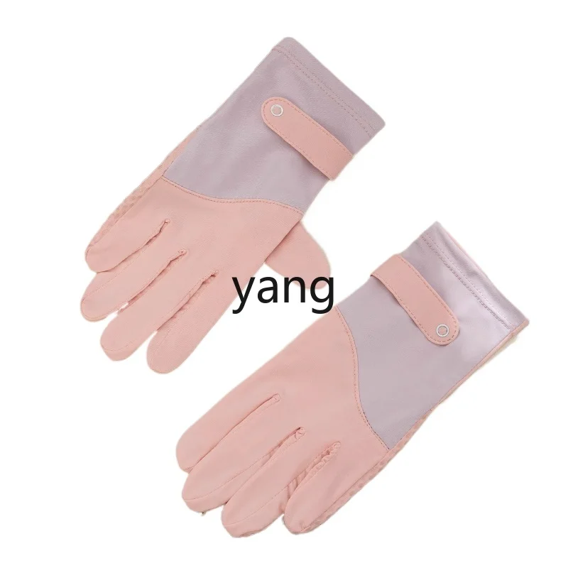 

LMM sunscreen gloves female UV protection driver ice silk touch screen outdoor non-slip bicycle
