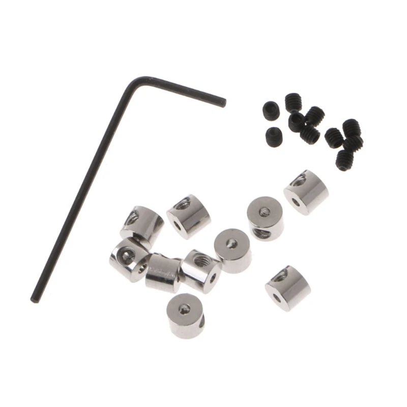 100 Pieces Pin Keepers Pin Lock Pin Back for Latch with Wrench 6x5mm Needle Backs Special Back Buckle Badge Accessories