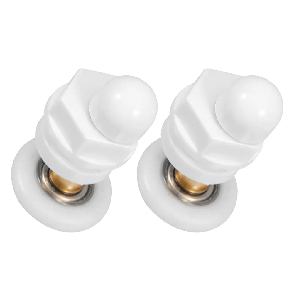 

Комплект из 2 роликов для душевых дверей: бесшумные, плавное движение, эксцентриковая регулировка, прочные, водонепроницаемые, для стеклянных раздвижных дверей (фурнитура)